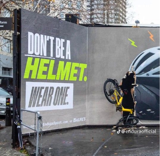 Don’t be a helmet wear one!